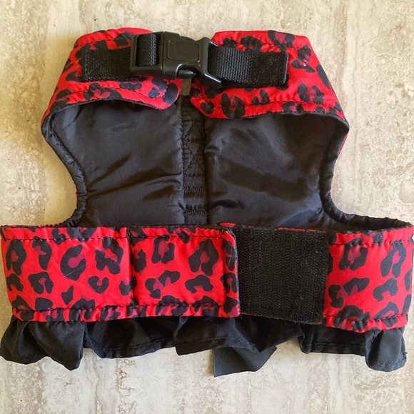 2 for $15 Christian Siriano, leopard dog harness - Picture 2 of 4